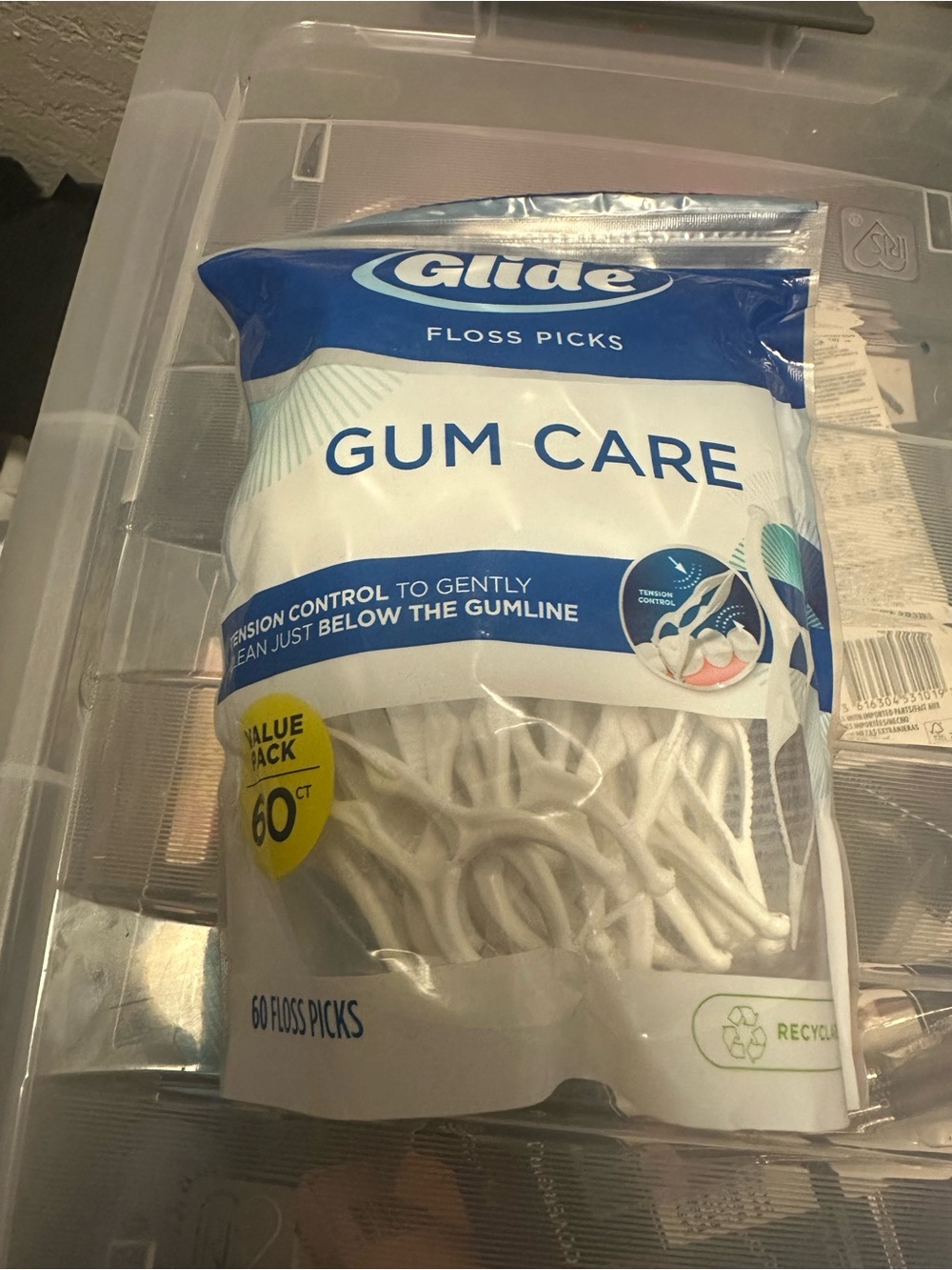 Gum Care Floss Picks - White